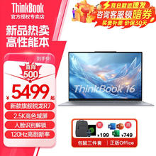 限移动端、京东百亿补贴：ThinkPad 联想ThinkBook 16+ AI元启版2025锐龙版