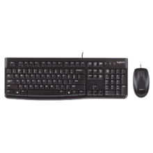 plus会员：罗技（Logitech）MK120 键鼠套装 有线键鼠套装 办公键鼠套装 电脑键盘 USB即插即用 全尺寸 黑色
