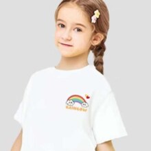 唐狮童装 儿童短袖夏季女童纯棉T恤半袖2025新款时髦男童百搭上衣 *3件