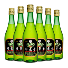 竹叶青酒 山西杏花村汾酒 露酒 玻竹 45度 475mL 6瓶 箱装