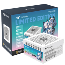 Thermaltake（Tt）额定850W 钢影Toughpower GF1 限定版 电脑电源 白色(原生PCIe5.1/ATX3.0/80PLUS金牌/全模组）