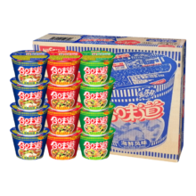 京东百亿补贴：CUP NOODLES 合味道 方便面组合装 3口味 12杯（海鲜风味4杯+五香牛肉风味4杯+猪骨浓汤风味4杯）