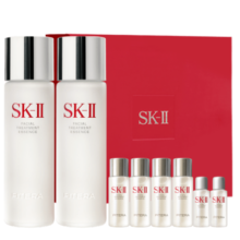 SK-II神仙水75ml*2瓶精华液sk2化妆品护肤品套装礼盒skii38女神节礼物