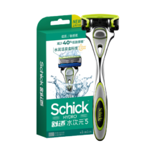 PLUS会员：Schick 舒适 水次元5系列手动剃须刀1刀架1刀头