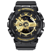 卡西欧（CASIO）G-SHOCK 魔金双显 防水防震运动手表 学生手表 GA-110GB-1ADR