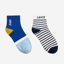 李维斯 Levi's 四季可穿男女童中长袜2双装春李维斯童装线下同款儿童袜子
