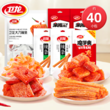 卫龙 辣条魔芋组合 约40小包 510g