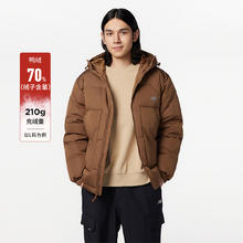 限尺码：new balance 情侣潮流时尚连帽短款羽绒服 AMJ33328