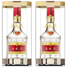 五粮液 普五八代 浓香型白酒 52度 500ml*2 双瓶 年份随机发货