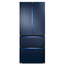 海尔（Haier）冰箱342升法式多门双开门四开门一级能效柔性双变频风冷无霜家用家电超薄可嵌入三挡变温国家补贴 342L+冷藏三档变温空间+黑金净化+WiFi智控