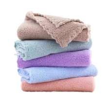 家用毛巾洗脸巾柔软吸水不掉毛 1条装