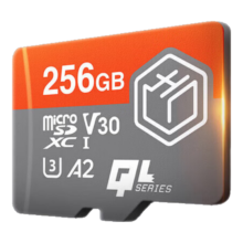 百亿补贴、PLUS会员：京东京造256G麒麟系列TF（microSD)存储卡U3 C10 A2 V30 手机平板游戏机内存卡