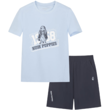 暇步士（Hush Puppies）速干童装短袖套装