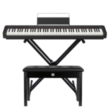 卡西欧（CASIO）电钢琴CDPS110黑色88键重锤数码电子钢琴时尚轻薄便携单机款