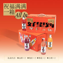 88VIP会员：好望水 水果汁气泡水山楂综合口味300ml*8