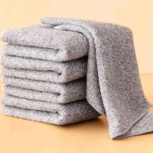 抹布毛巾 擦玻璃洗碗布 竹炭毛巾25*25cm 1个装