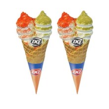 【电子卡券】DQ 2份双头怪华夫甜脆甜筒冰激凌雪糕 多次兑换