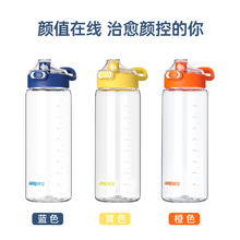 哈尔斯 HTR-1000-87 Tritan塑料杯 1L 蓝色
