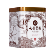 七彩雲南茶叶 云南正宗普洱茶  勐海古树熟茶 3年陈 特级散茶200g/罐