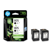 惠普（HP）805原装黑色双支装标容墨盒 适用hp deskjet 1210/1212/2330/2332/2720/2729/2722打印机