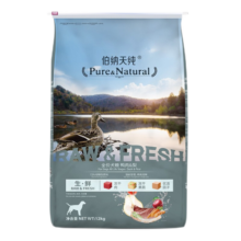 伯纳天纯狗粮 生鲜系列 成犬幼犬全阶段通用全价犬粮 鸭肉&梨12kg