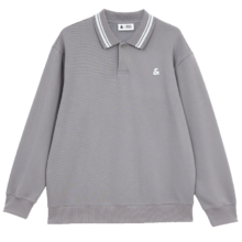 20点：JACK&JONES 杰克·琼斯 拼色polo领卫衣 男款