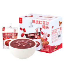 需首单：农治 陈皮红豆沙180g*6袋 零食即食 早餐谷物粗粮粥礼盒