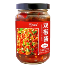 马锦记 香辣双椒酱爆辣 彩椒酱 双椒酱200g*1瓶