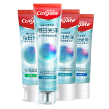京东百亿补贴：Colgate 高露洁 每日光泽 修护牙膏 山茶+留兰+薄荷 120g*3支+留兰 160g*1支 组合装