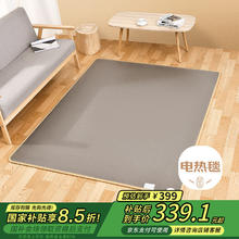 环鼎 碳晶石墨烯地暖垫电热毯 100*200cm 高级灰