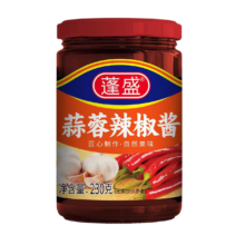 蓬盛 蒜蓉辣椒酱 调味品 微辣桂林辣椒酱 230g