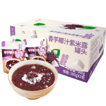 农治 香芋椰汁紫米露180g*3袋