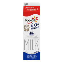 优诺 4.0+优质乳蛋白 鲜牛奶巴氏杀菌鲜奶950ml/盒 营养早餐