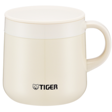 虎牌（TIGER）保温杯不锈钢双层真空办公咖啡杯MCI-A28C-C奶白色280ml