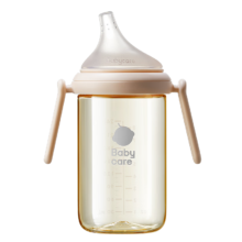 PLUS会员、需首购：babycare 歪头奶瓶 PPSU耐摔L嘴 240ml