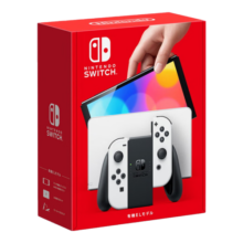 任天堂（Nintendo）Switch OLED 7英寸有机屏幕 64G新版主机 日版 大屏幕白色主机 Nintendo马里奥游戏机 家用机
