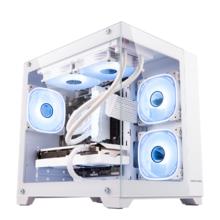 华硕 ASUS ROG全家桶i5 12400F/12600KF/4060TI电竞游戏台式组装电脑白色海景房主机组装机 配一：12490F+华硕4060