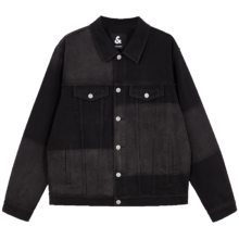 20点：JACK&JONES 杰克·琼斯 纯棉牛仔外套夹克男 深灰牛仔 224357012