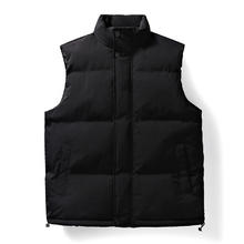 真维斯户外运动 JEANSWEST OUTDOOR 秋冬马甲男加厚棉冬季马夹外套上衣男装款 黑色 XL