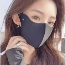 PLAYBOY 花花公子 冰丝口罩2025春夏冰丝透气5D立体护眼角防紫外线*2件