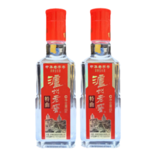 泸州老窖特曲 52度 100ml 小酒版 浓香型白酒 自饮小酌 特曲100ml*2瓶 裸瓶