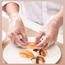 食品级塑料薄膜 透明手套1袋/100只