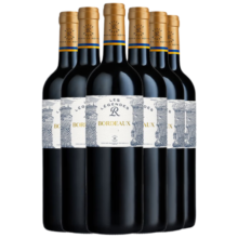 拉菲（LAFITE）传奇波尔多 赤霞珠 干红葡萄酒 750ml*6瓶 进口红酒