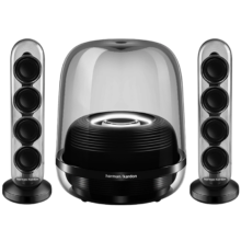 Plus:哈曼卡顿水晶四代 家庭影院音响 水晶4代桌面音箱 Soundsticks4黑色