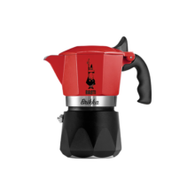 比乐蒂（Bialetti）胖东来同款摩卡壶意大利咖啡壶手冲双阀高压红色2杯份