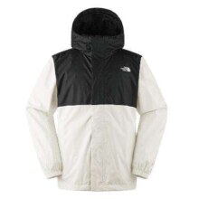 THE NORTH FACE 北面 冲锋衣户外防水春季8AUN 黑白拼色