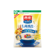 西麦 即食燕麦片1000g袋 谷物代餐早餐膳食纤维无额外添加蔗糖 拍3件