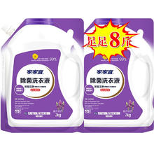家家宜 洁净除菌洗衣液 4kg 薰衣草香