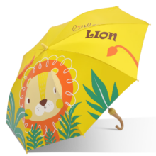 京东PLUS会员：天堂 防紫外线晴雨伞直杆  小狮子