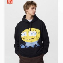 UNIQLO 优衣库 男装女装情侣亲子UT海绵宝宝连帽卫衣477905